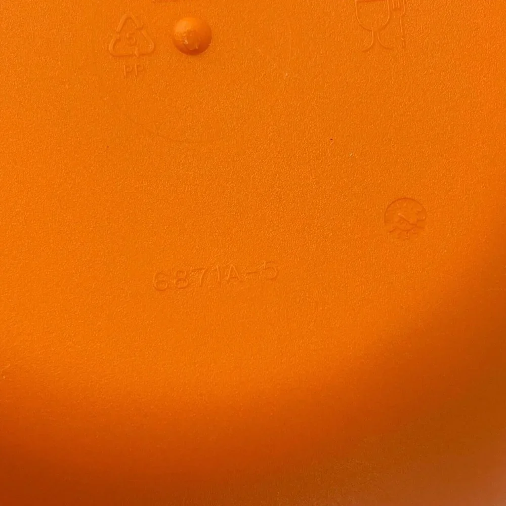 Tupperware Orange Keeper #6871 w/Seal #6872‎ Orange Container Lot of 3